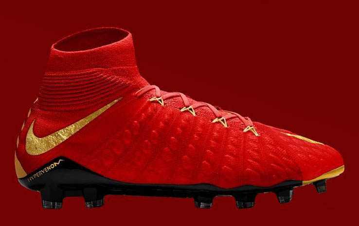 Red / Gold Nike Hypervenom Phantom III Concept Boots Revealed - Footy