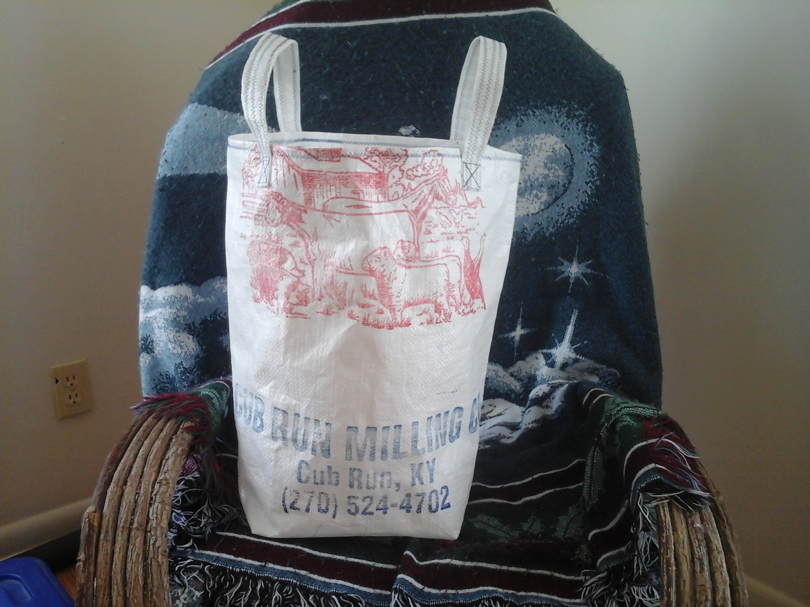 Confessions of a Crazed Cattlewoman Wow, I can use empty feed bags