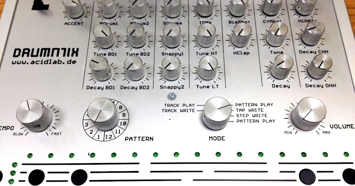 MATRIXSYNTH Acidlab Drumatix Analogue Drum Synthesizer Sequencer