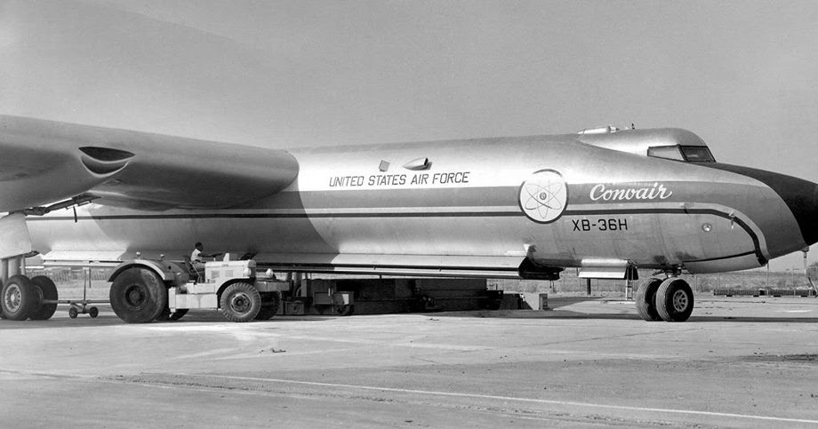 Just A Car Guy: the Convair XB36 and NB 36, and B 36... Not the only
