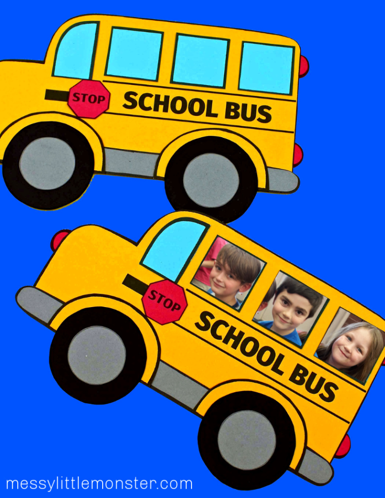 back to school bus craft