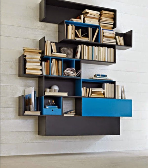 Practical bookcase for home