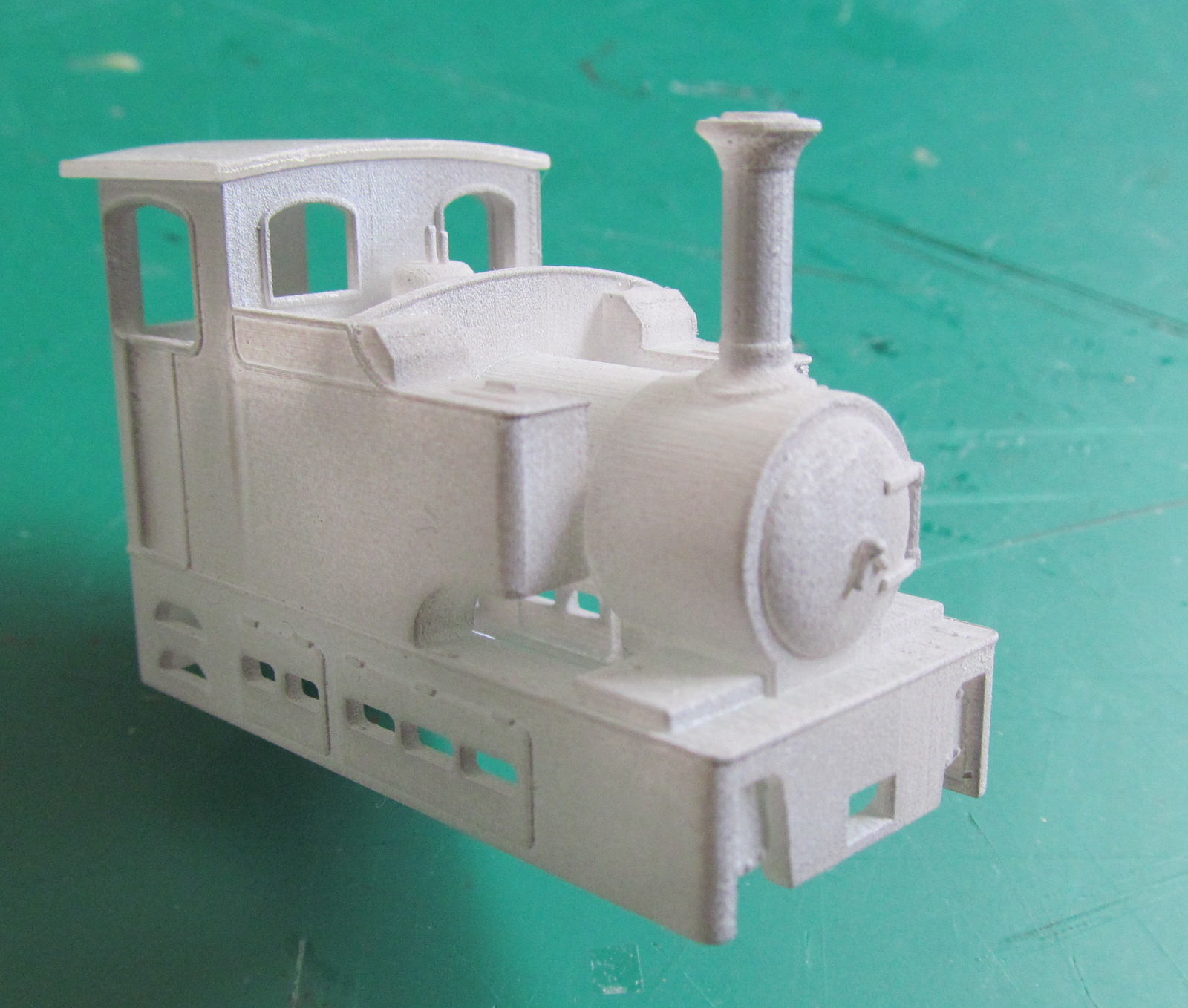 009 ONE PIECE 3D PRINTED BODYSHELL NO 110 RAILBUS WITH ROOF RACK. 