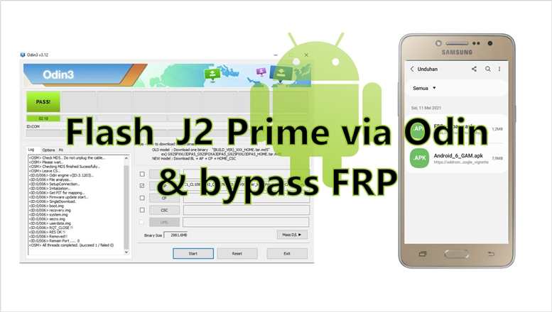 Cara Flash Hp Samsung J2 Prime Dengan Odin Dan Bypass Frp Samsung J2 Prime Santri Dan Alam