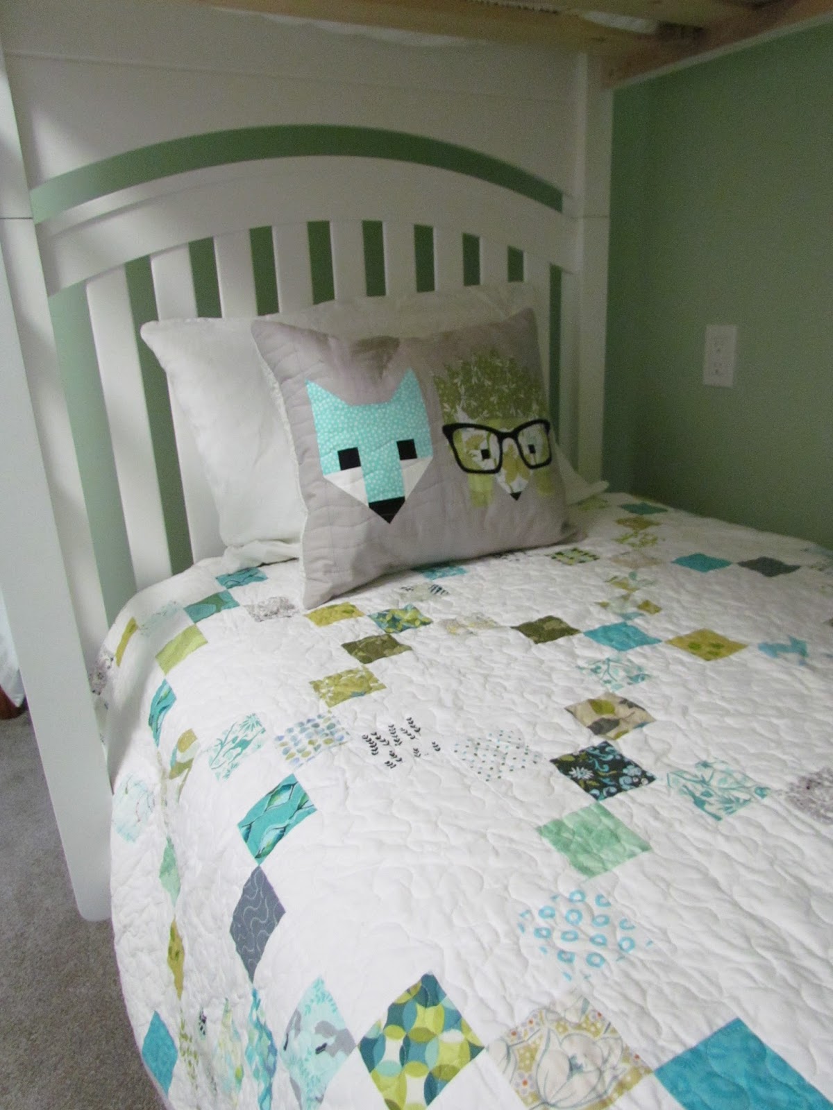 KayakQuilting Finished Bunk Bed Quilts and Family Bedroom