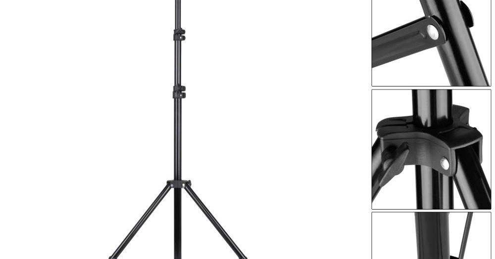 GALLERY ONLINE Lightweight Light Stand for LED Light Ring Lightstand