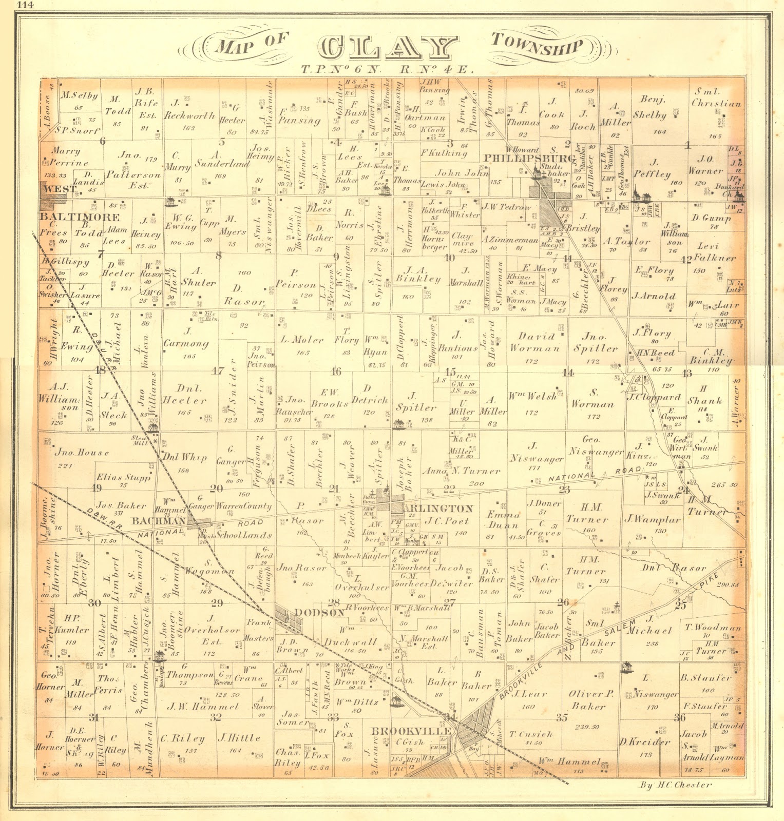 MoselMiami Musings Montgomery county, Clay township, 1875