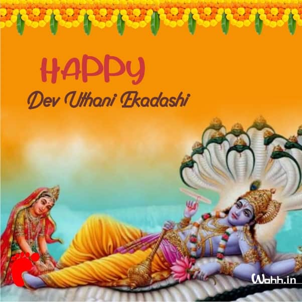 Devutthana Ekadashi Wishes Hindi Image