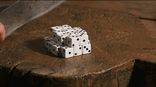 Игра рубить кубики