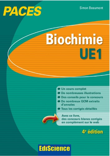 [PDF] Télécharger Livre Gratuit: Biochimie-UE1 1re année santé