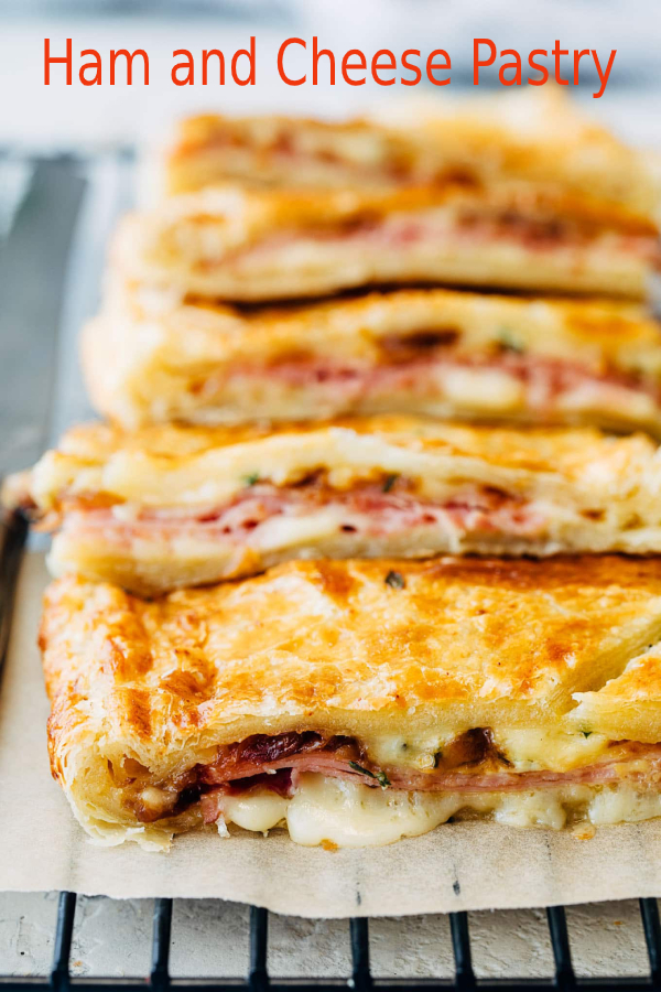 Ham and Cheese Pastry happy cook