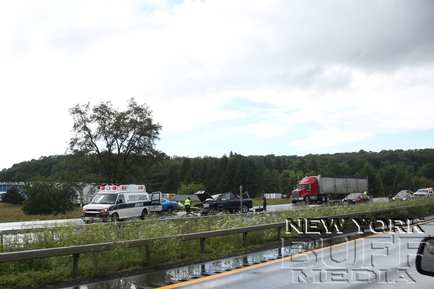 New York Buff Media Motor Vehicle Accident On Rt 17 In Liberty