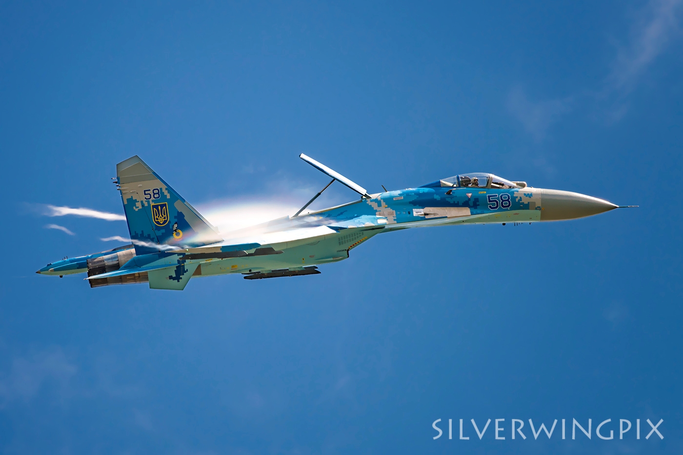 Су-27П бортовий номер 58 «синій»