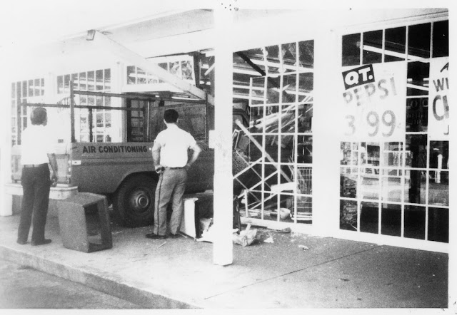 Tallahassee #3 Truck crashes through front of Sing Food Store in 1978 - Sing Oil Company Blog