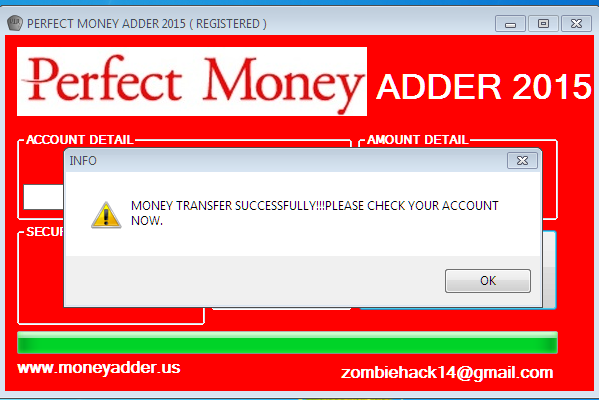 Perfect Money Adder