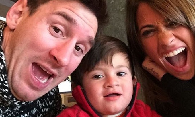 Lionel Messi celebrates girlfriend Antonella Roccuzzo's birthday with son Thiago