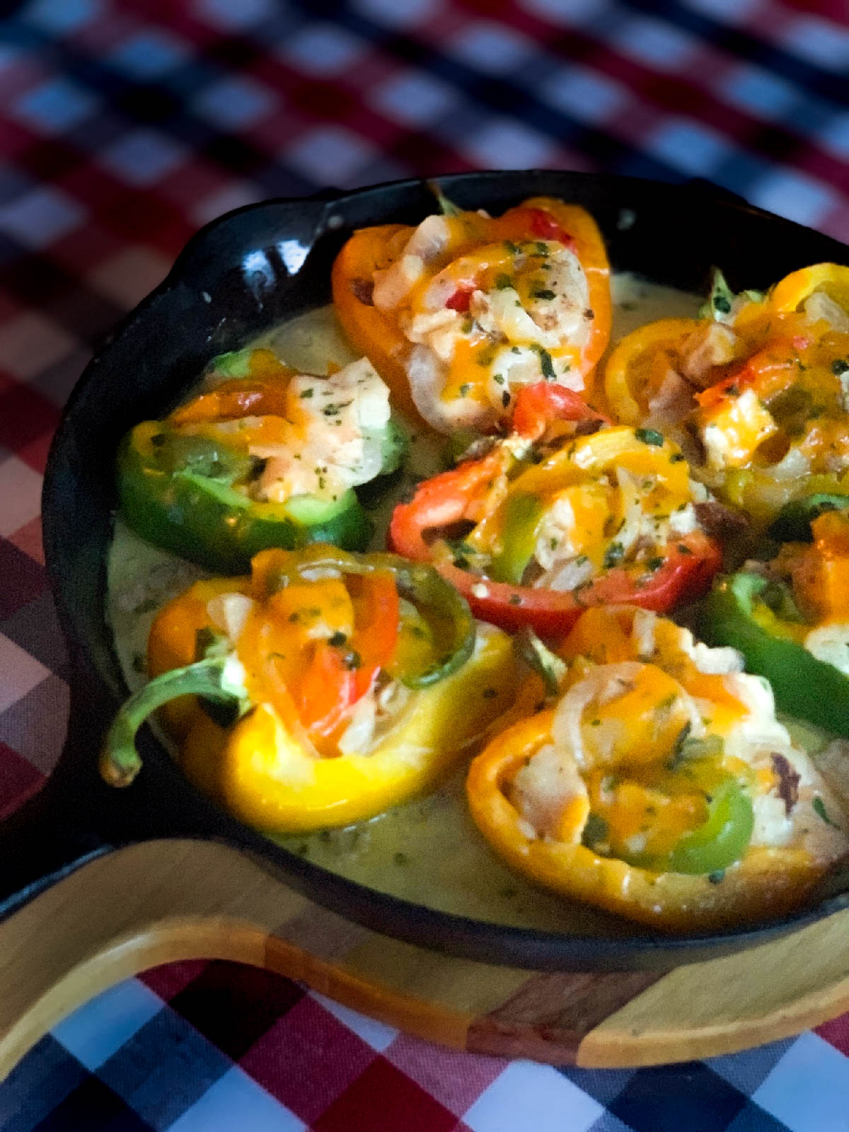 Chicken Fajita Stuffed Peppers
