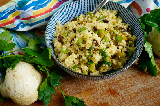 Couscous Salad with Garbanzo Beans