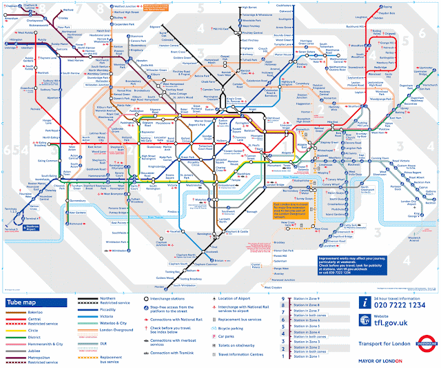 London Underground Metropolitan Map