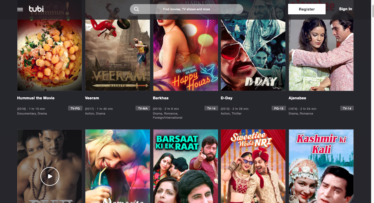 hindi movie free online websites list