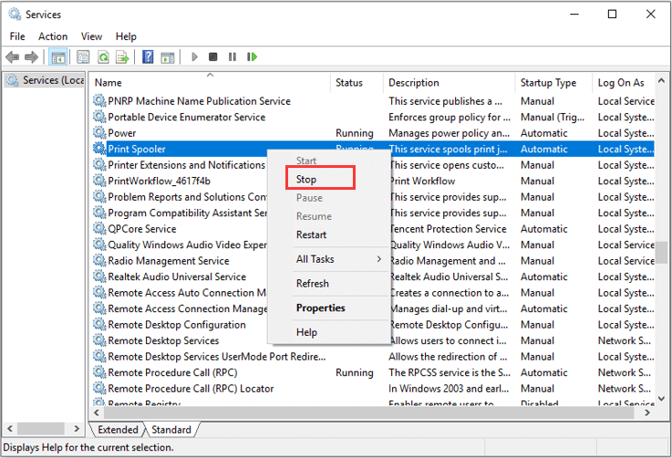 Printer Not Connected in Windows 10