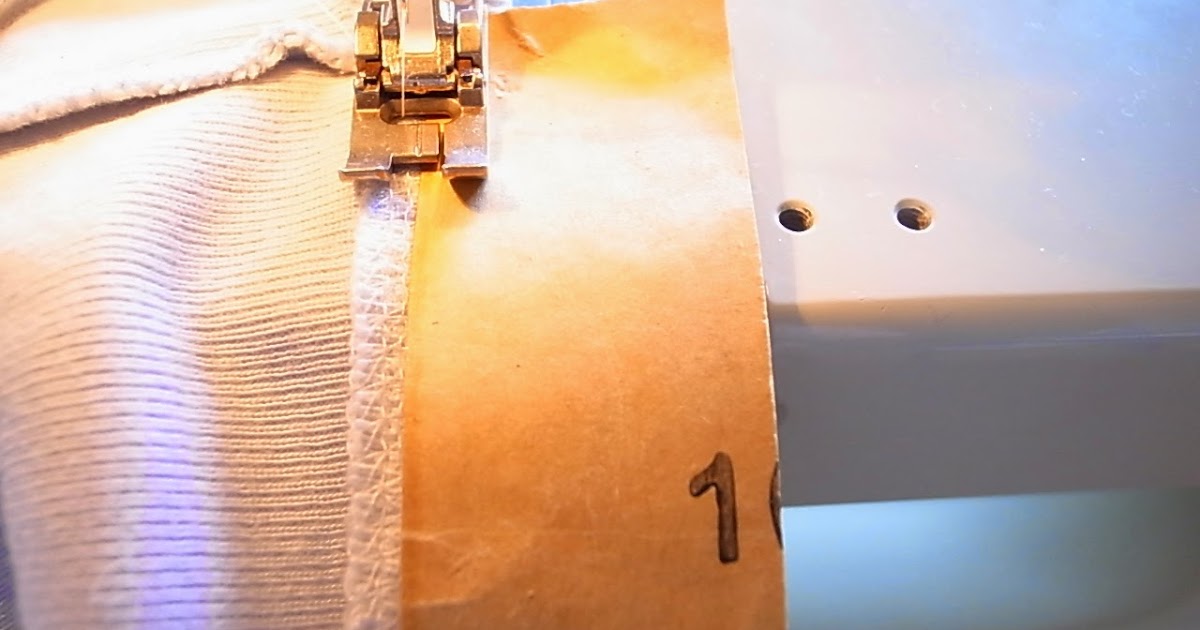 ミシンのハナシ: 家庭用ミシンでニットを縫う裏ワザ
