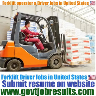 Forklift driver Jobs in USA 2021-22