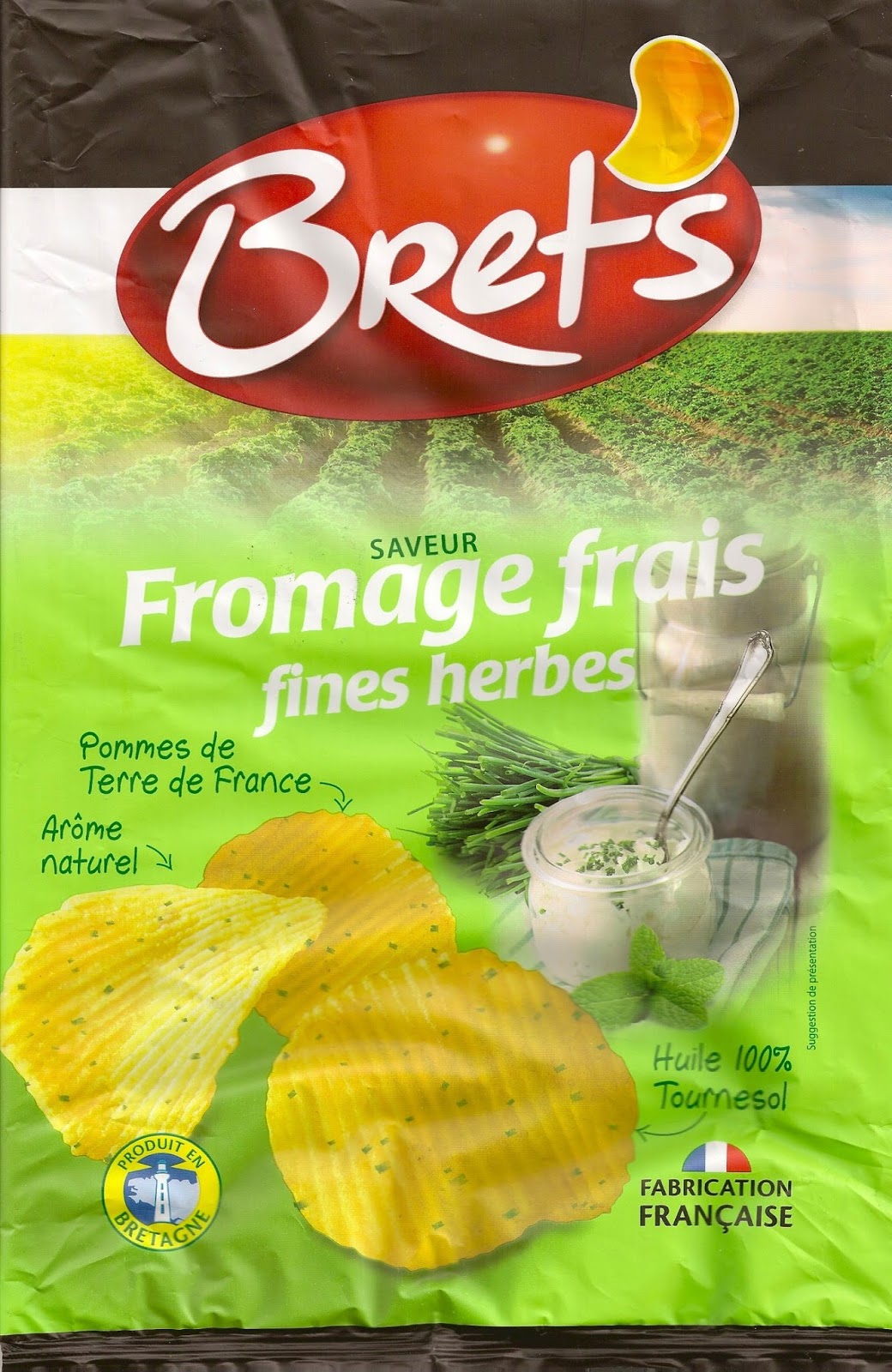 Brets Crisps Fromage Frais and Herbs - The Goods Shed