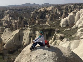 Travelog Turkey Green Tour in Cappadocia, Turki Goreme Panorama Viewpoint