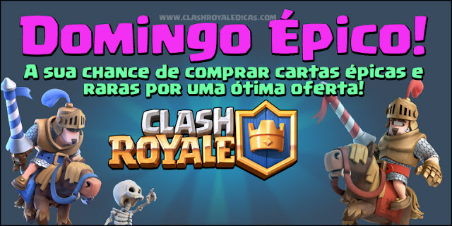 Comprar Cartas Lendarias, Épicas e Raras com moedas em Clash Royale