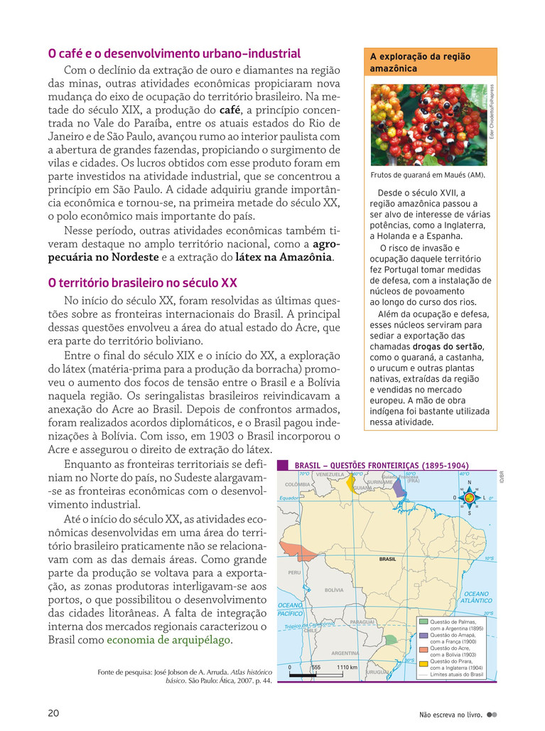 Profº Mazucheli - Geografia : Avaliação 4 - Formação do Território