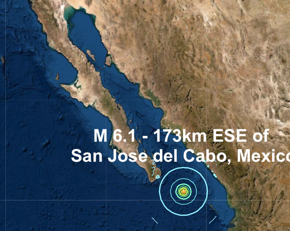 Tbw A Magnitude 6 1 Rocks The West Coast Of Mexico The 44th Major Quake Mag 6 Or Higher Of