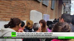 La Policía desaloja a una mujer y sus hijos pequeños en Madrid