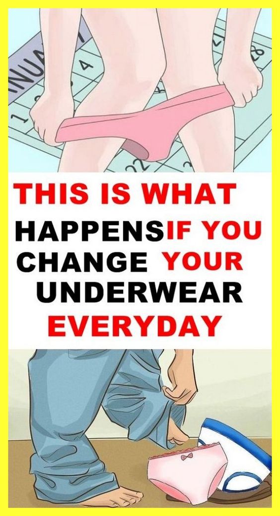 This Is What Happens If You Change Your Underwear Every Day! wellness topic