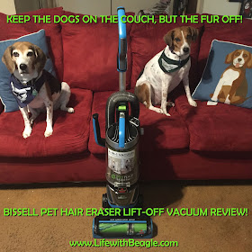 Review of the Bissell Pet Hair Eraser Lift-off Vacuum.