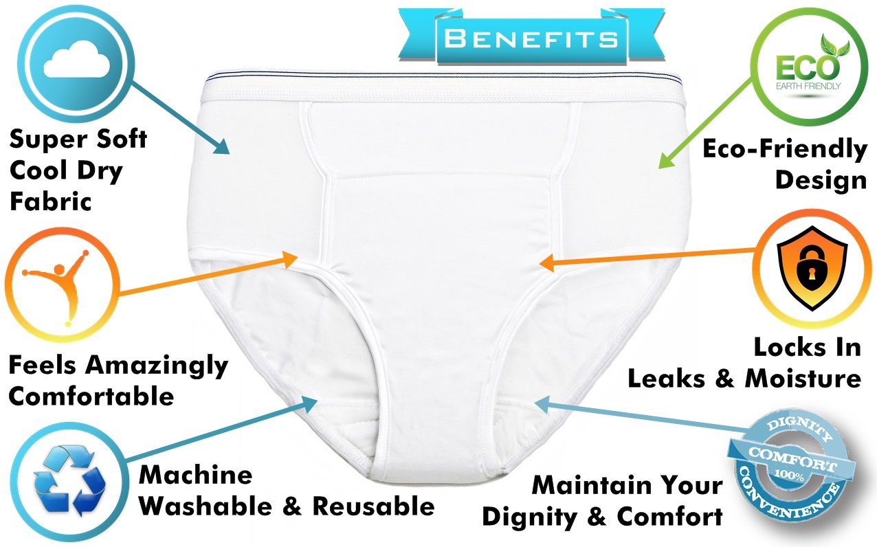 Know About Reusable Incontinence Briefs For Both Men and Women
