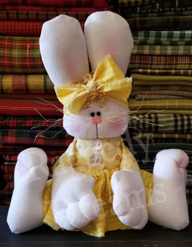 Raggedy Dreams 2 Cute Shelf Sitter Bunnies