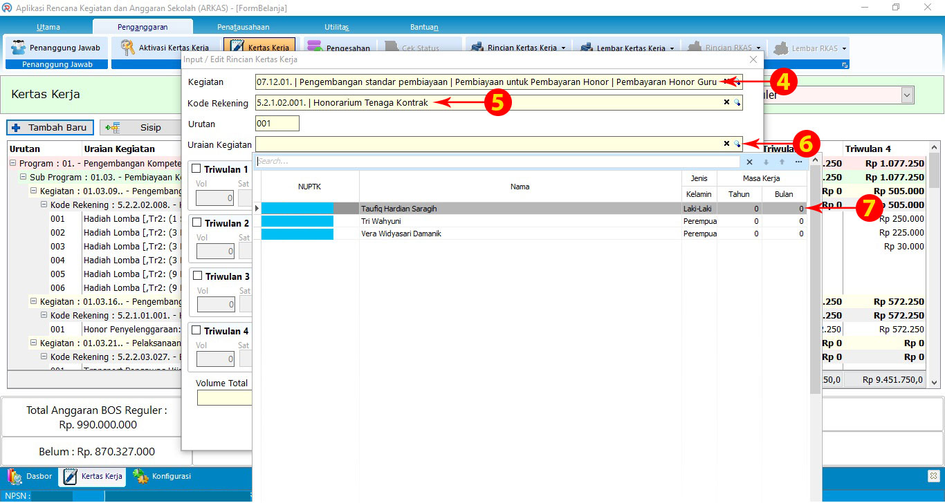 Solusi Daftar Guru dan Tenaga Administrasi Honor Tidak