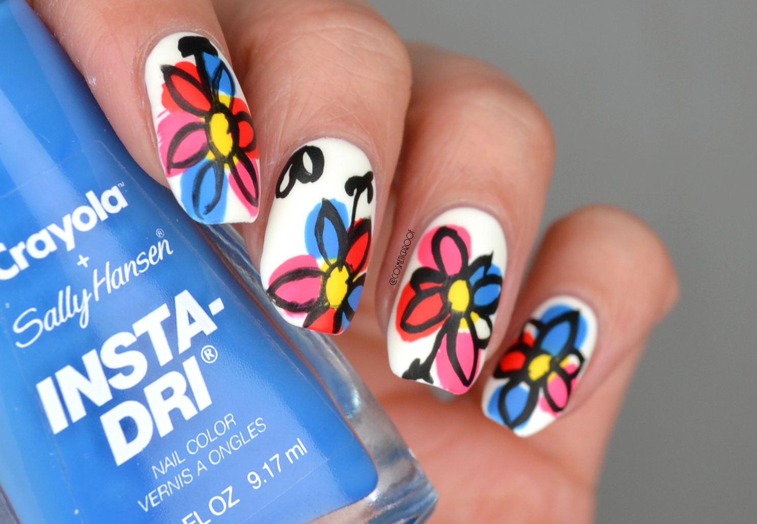 NAILS | Cartoon Flowers #CBBxManiMonday | Cosmetic Proof | Vancouver  beauty, nail art and lifestyle blog