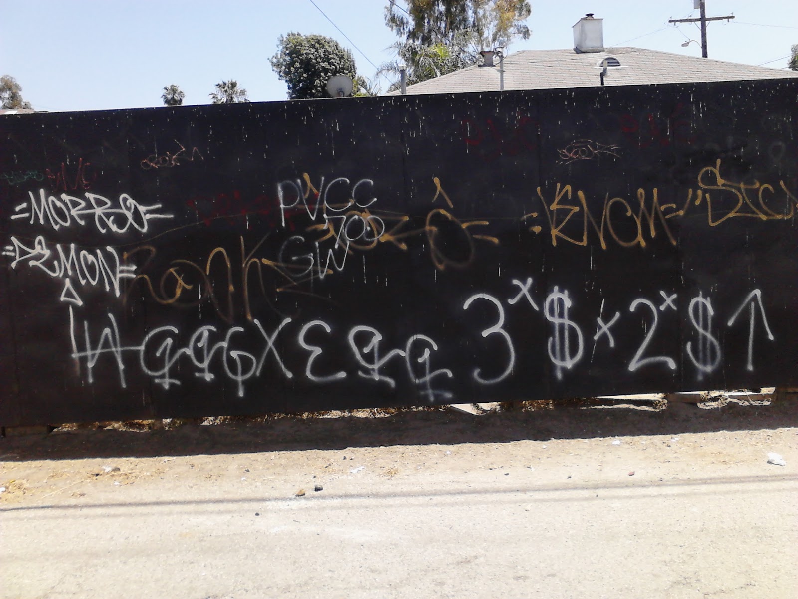 crip gangs graffiti Harbor city crip