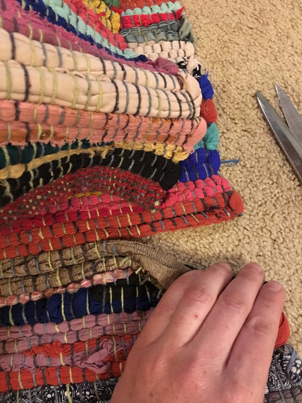 DIY Recover Chair Cushions With Rag Rugs The Roots of Home