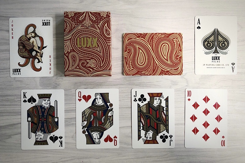 Deck View: LUXX Palme (Red Edition) Playing Cards