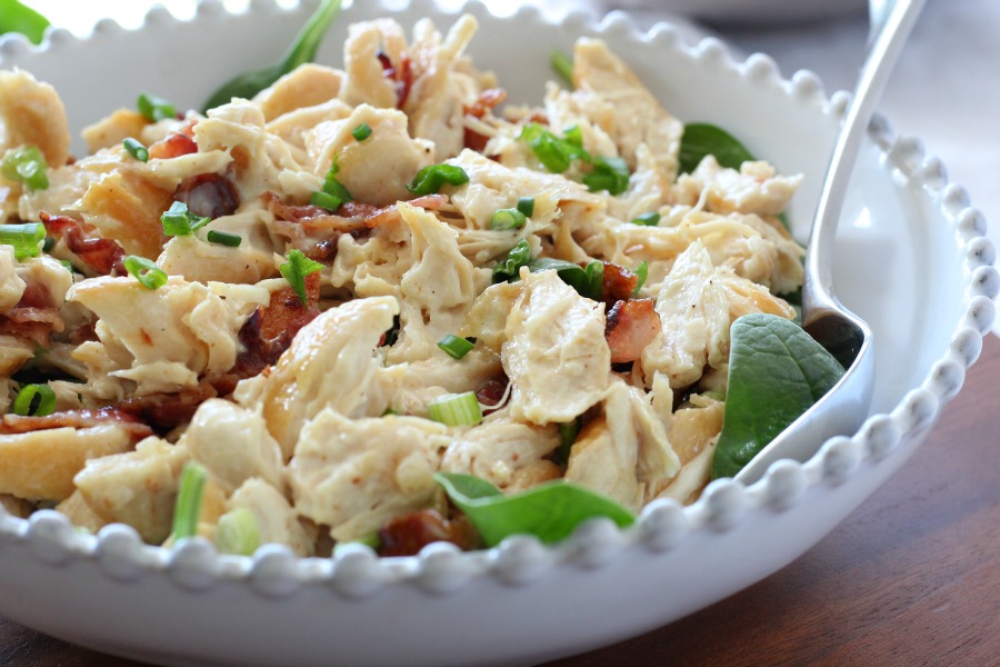 Paleo Chicken Salad With Bacon & Scallions Paleo Chicken Salad With Bacon & Scallions