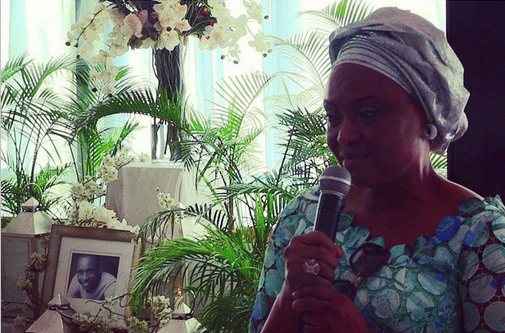 00 Photos: Aisha Falode holds memorial service for her late son