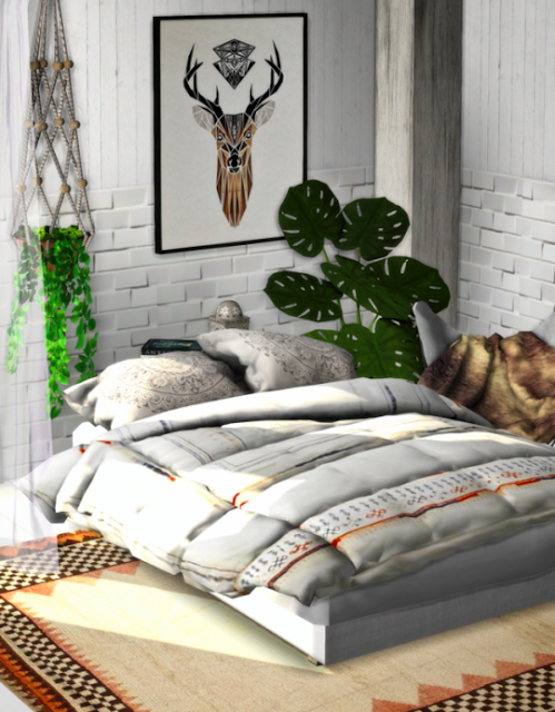 Sims 4 Ccs The Best Ts3 Blanket And Pillows Conversion By Cherrysims