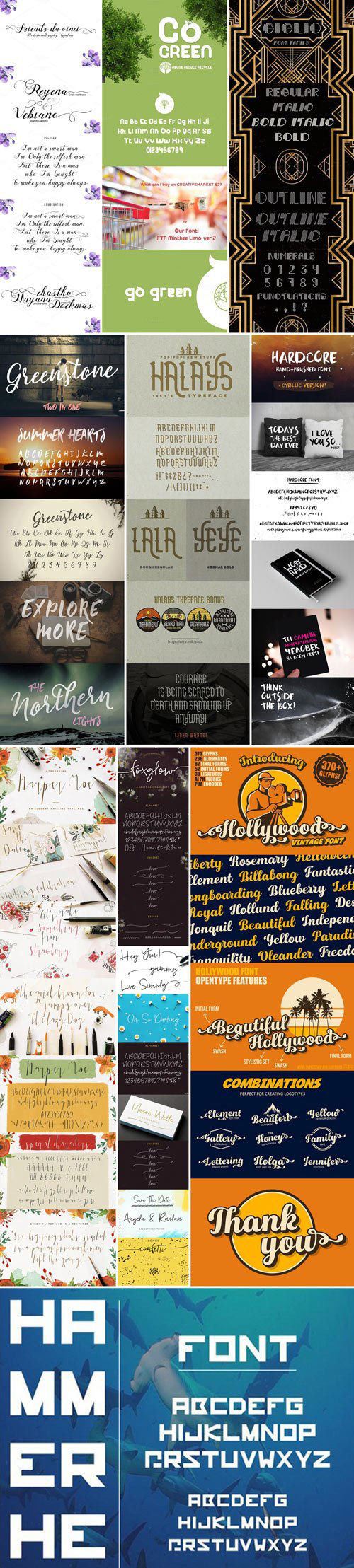 Mix Fonts Bundle 95 2 tyr5y