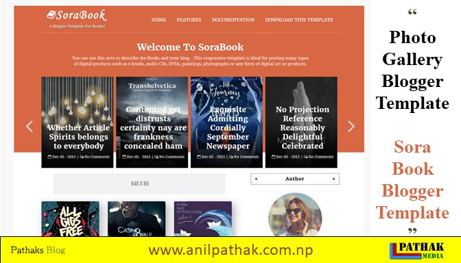 Photo Gallery Blogger Template - Sora Book Blogger Template.jpg Photo Gallery Blogger Template - Sora Book Blogger Template.jpg