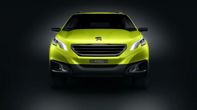 The Peugeot 2008 Concep front