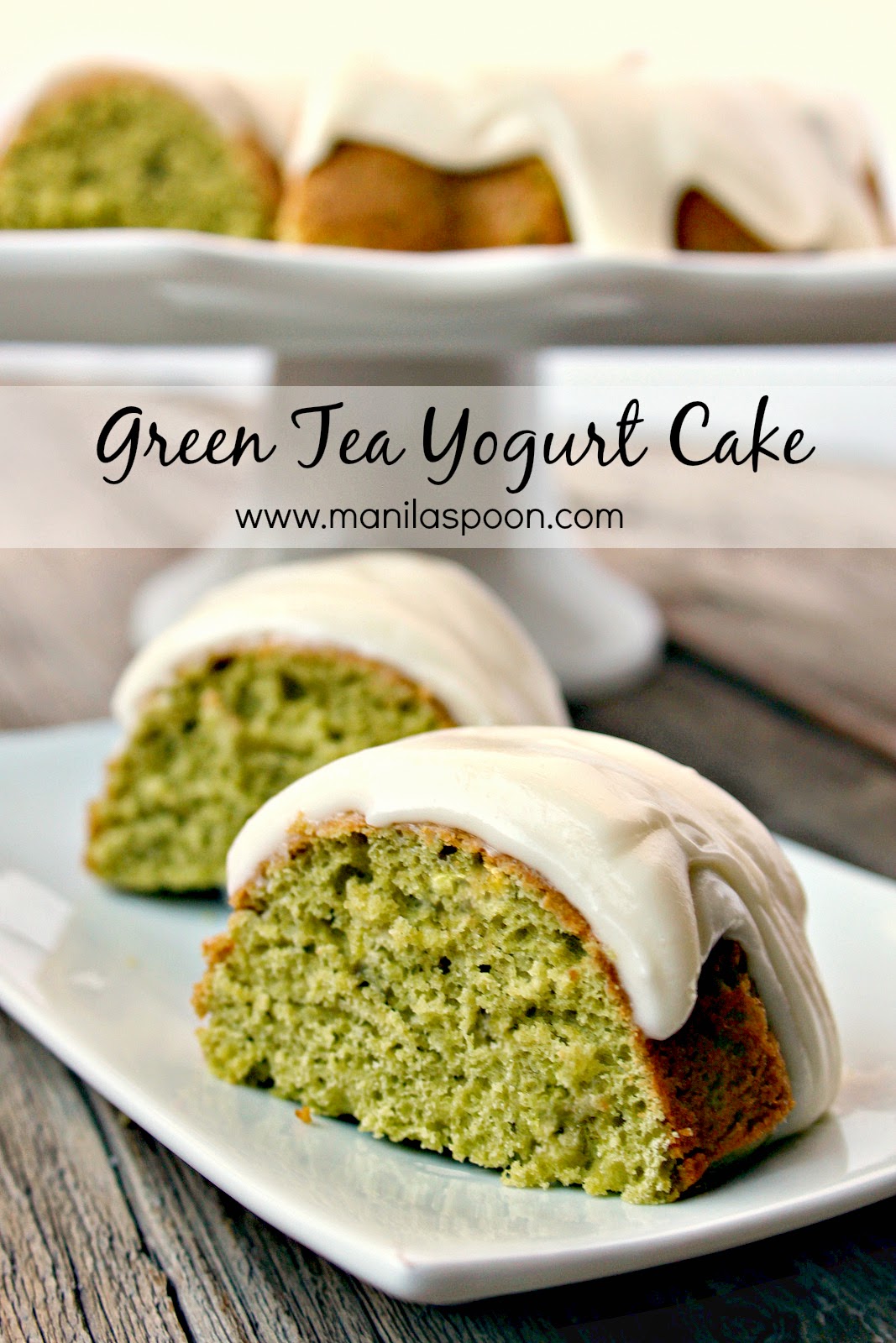 Green Tea Yogurt Cake