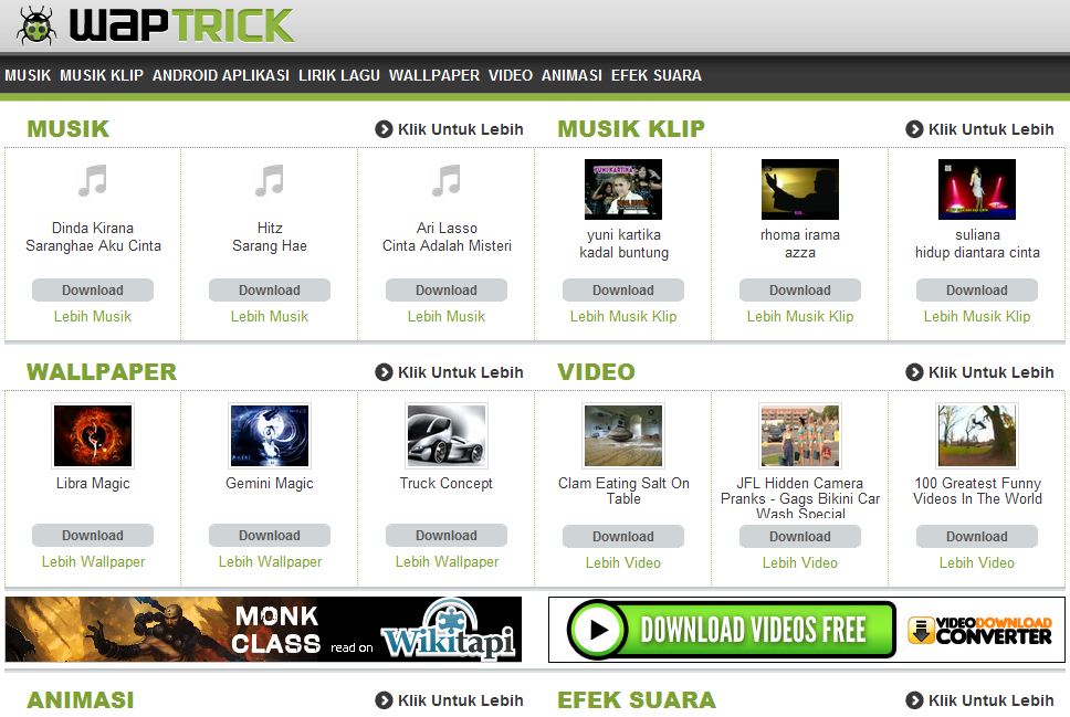 Hence, waptrick.com is the official website for downloading media files